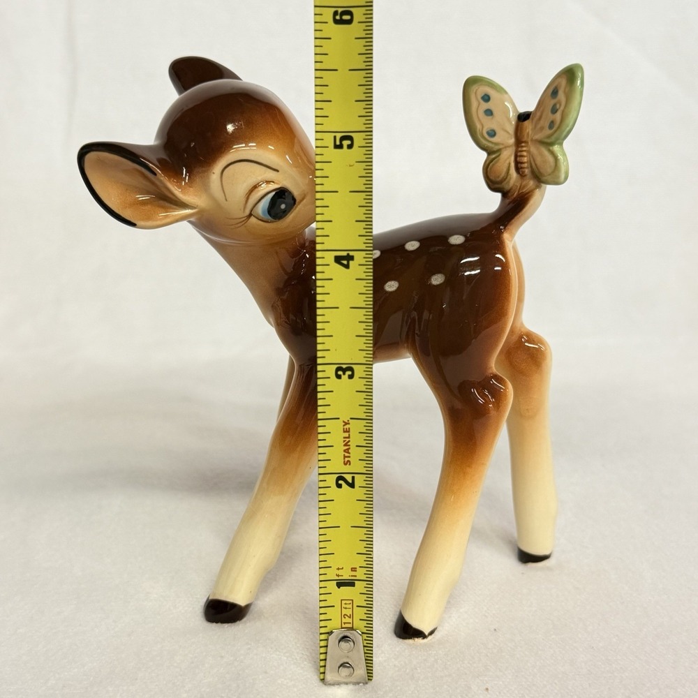Vintage Bambi Ceramic Figurine Disney World Excellent Collector - Picture 2 of 9